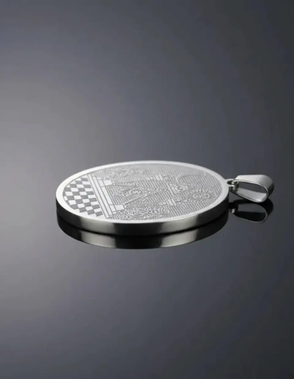 Pack X2 De Acero Para Hombres Dijes Mason Símbolo Masonería 17