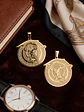 Set 2 Dijes Para Hombre Y Mujer Medallas Zeus Trueno Griego - Miniatura 8