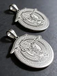 Set 2 Dijes Para Hombre Y Mujer Medallas Zeus Trueno Griego - Miniatura 14