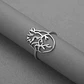 Anillo Para Hombre Y Mujer Color Oro Corazón Anatómico Hueco - Miniatura 9