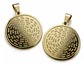 Pack X2 De Acero Para Hombres Dijes Kabbalah 72 Nombres Dios - Miniatura 1