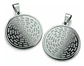 Pack X2 De Acero Para Hombres Dijes Kabbalah 72 Nombres Dios - Miniatura 10