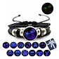 Combo Set De Pulsera Y Collar De Signos Zodiaco Hombre Mujer - Miniatura 15