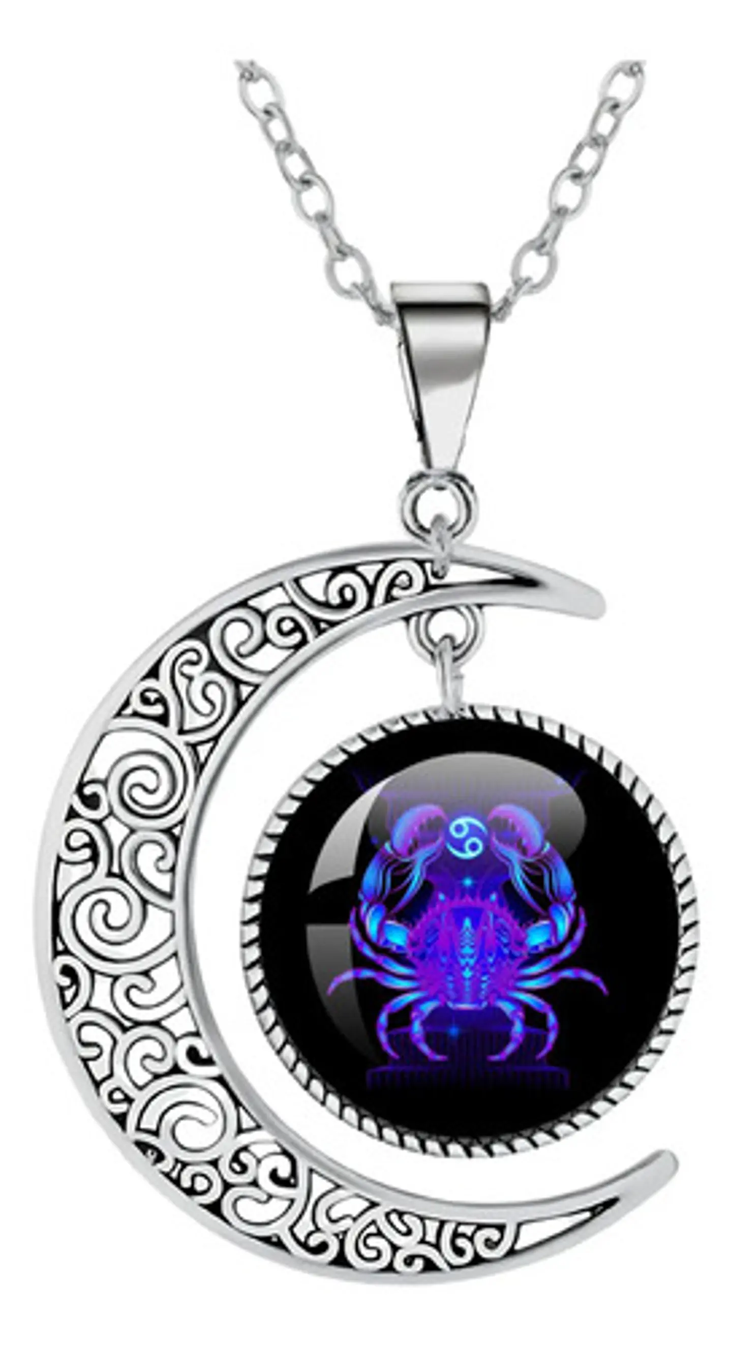 Combo Set De Pulsera Y Collar De Signos Zodiaco Hombre Mujer 34