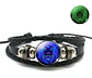 Combo Set De Pulsera Y Collar De Signos Zodiaco Hombre Mujer - Miniatura 62
