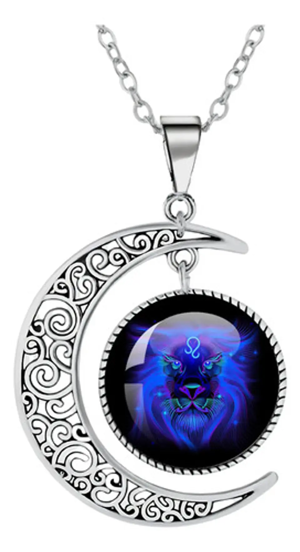 Combo Set De Pulsera Y Collar De Signos Zodiaco Hombre Mujer 63