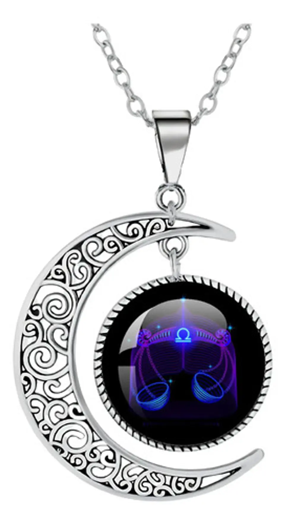 Combo Set De Pulsera Y Collar De Signos Zodiaco Hombre Mujer 72