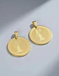 Set 2 Dijes Diosa Themis Justicia Acero Colgantes Color Oro - Miniatura 8