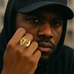 Anillo Hip Hop Para Hombre Con Cruz Y Piedras Cz Color Oro - Miniatura 9