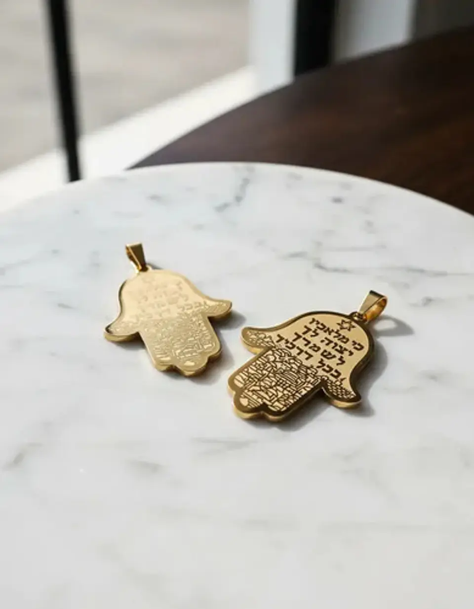 Set 2 Dijes Para Hombre Y Mujer Amuleto Mano De Fátima Hamsa 2