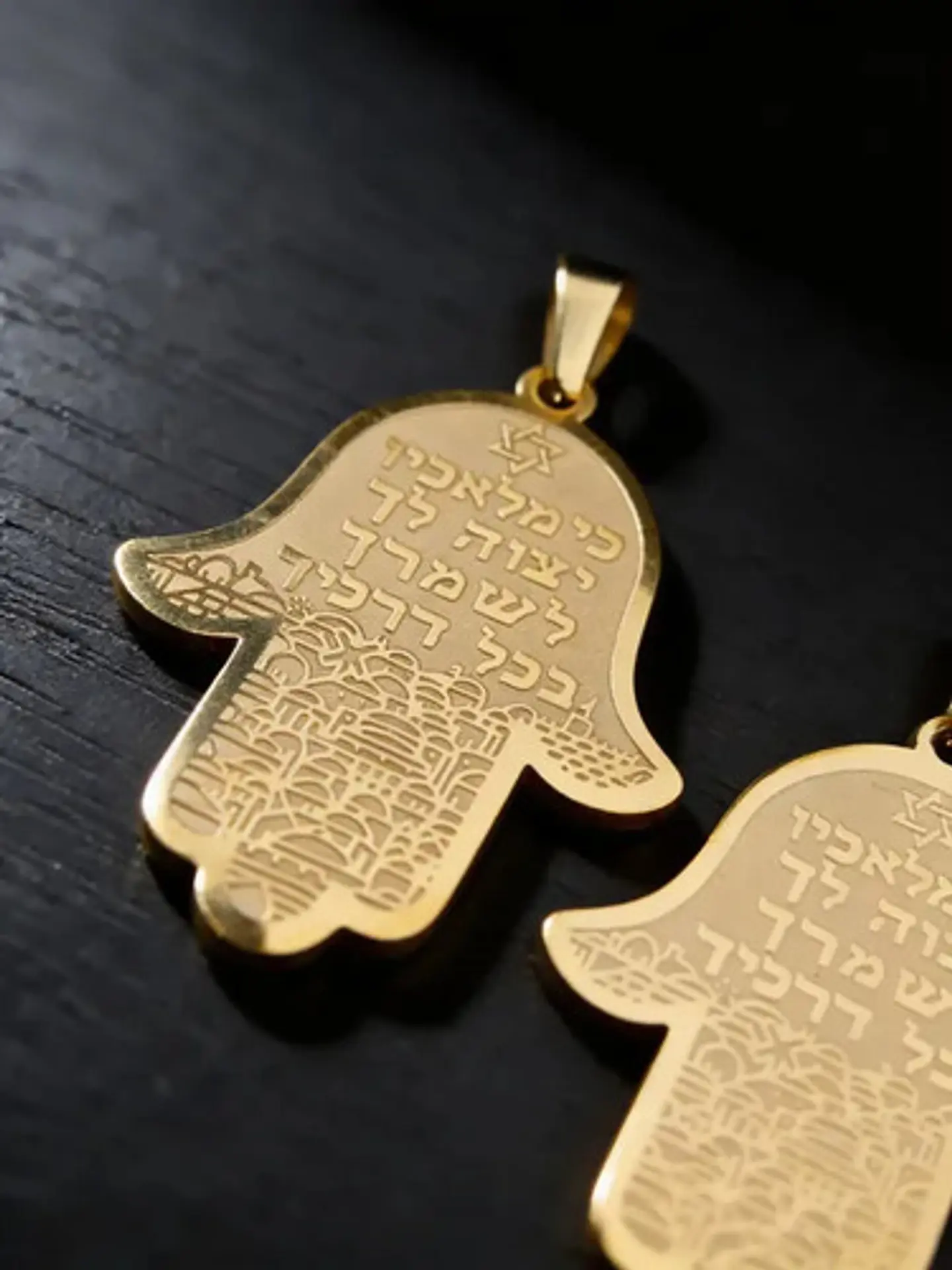 Set 2 Dijes Para Hombre Y Mujer Amuleto Mano De Fátima Hamsa 5