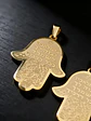 Set 2 Dijes Para Hombre Y Mujer Amuleto Mano De Fátima Hamsa - Miniatura 5