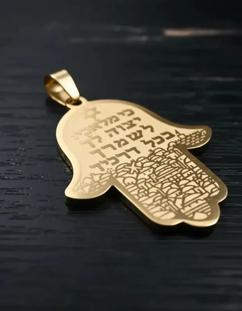 Set 2 Dijes Para Hombre Y Mujer Amuleto Mano De Fátima Hamsa 9