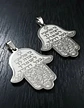 Set 2 Dijes Para Hombre Y Mujer Amuleto Mano De Fátima Hamsa - Miniatura 16