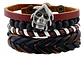 Pulsera Para Hombres Y Mujeres Con Multicapas Manillas Cuero - Miniatura 14