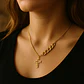 Collar En Acero Para Hombre Y Mujer Dije Cruz Cadena Cubana - Miniatura 4