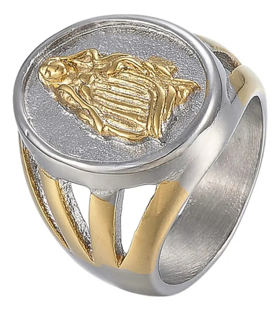 Anillo Para Hombre Mujer Estilo Religioso Virgen Guadalupe 1