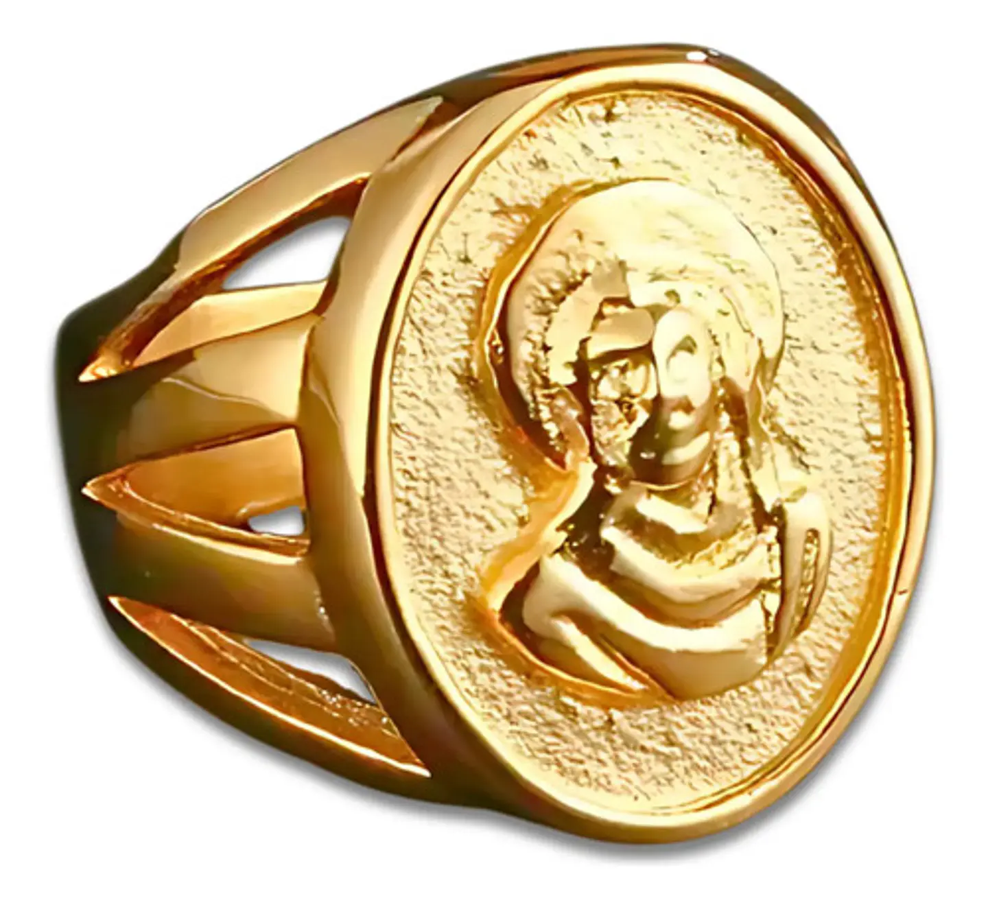 Anillo Para Hombre Mujer Estilo Religioso Virgen Guadalupe 11