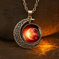 Collar Para Mujeres Con Dije Luna Galaxias Planetas Nebulosa - Miniatura 19