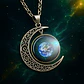 Collar Para Mujeres Con Dije Luna Galaxias Planetas Nebulosa - Miniatura 27