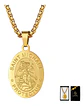 Collar Para Hombres Mujeres Dije Medalla San Miguel Arcángel - Miniatura 1