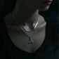 Collar Para Mujeres Dije Triqueta Amuleto Celta Color Oro - Miniatura 13