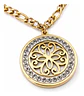 Collar De Acero Para Mujer Dije Con Piedras Nudo Bruja Celta - Miniatura 1