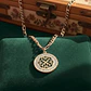 Collar De Acero Para Mujer Dije Con Piedras Nudo Bruja Celta - Miniatura 8