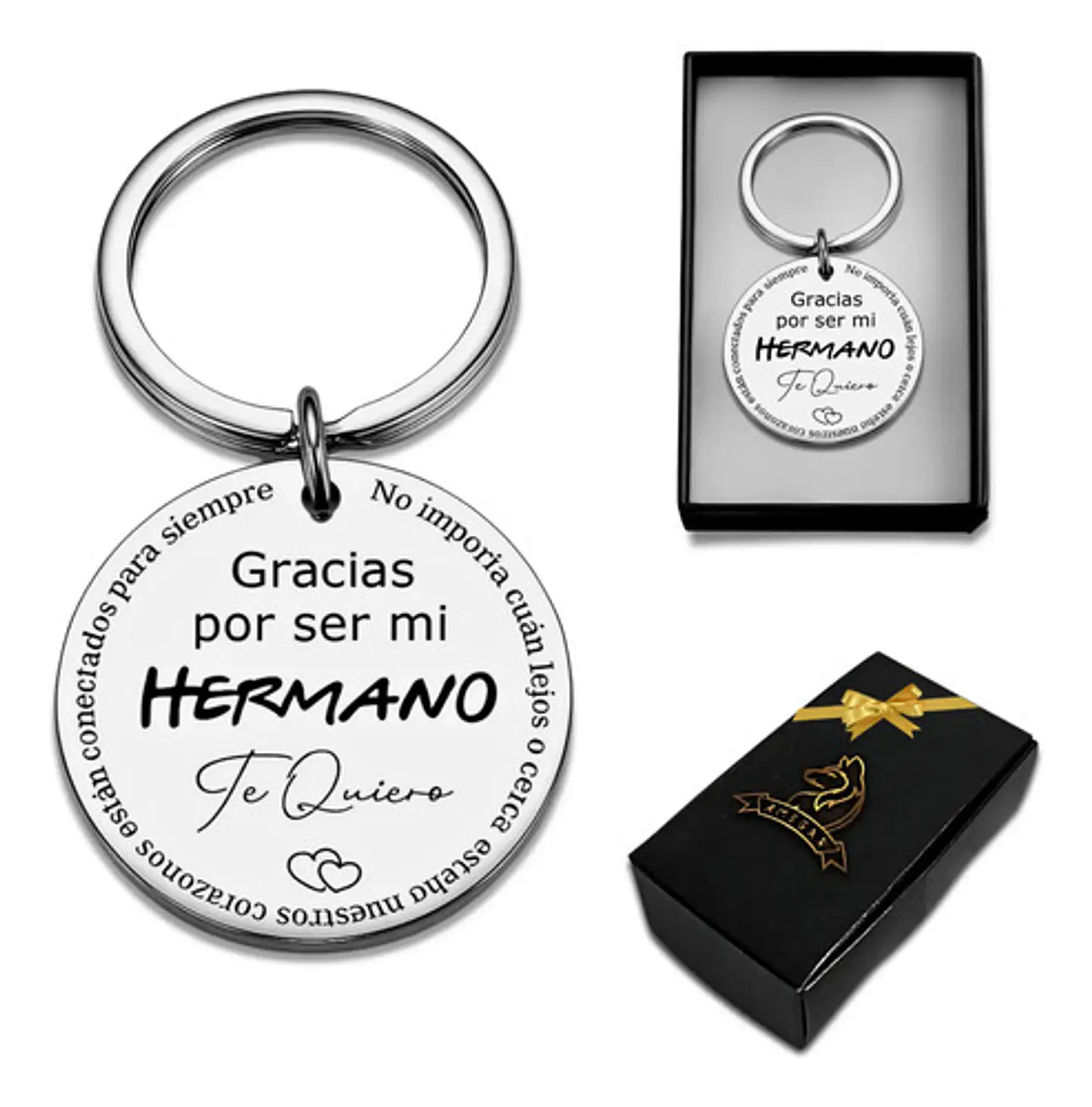 Llavero De Acero Grabado Gracias Por Ser Mi Hermano Hermana 7