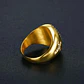 Anillo Hip Hop Para Hombre Mujer Virgen Guadalupe Color Oro - Miniatura 5