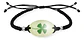 Pulsera Hombre Y Mujer Manilla Trébol Brilla En La Oscuridad - Miniatura 2