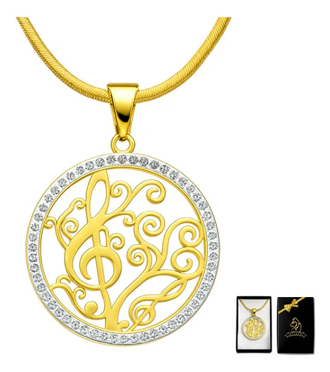 Collar Para Hombres Dije Virgen De Guadalupe Acero Color Oro