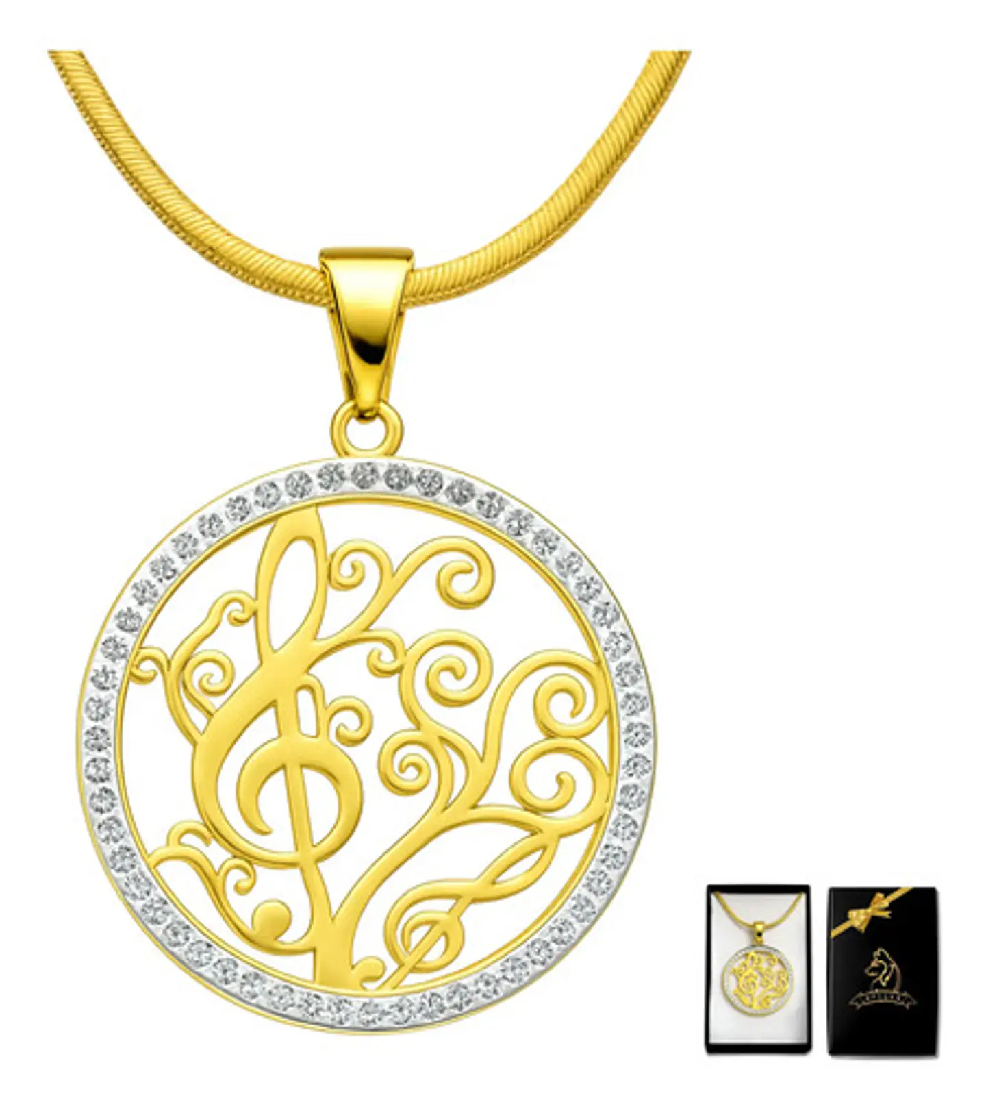 Collar Para Hombres Dije Virgen De Guadalupe Acero Color Oro 1