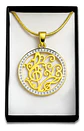 Collar Para Hombres Dije Virgen De Guadalupe Acero Color Oro - Miniatura 2