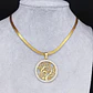 Collar Para Hombres Dije Virgen De Guadalupe Acero Color Oro - Miniatura 4