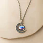 Collar Para Mujer Dije Luna Cristal Galaxia Universo Planeta - Miniatura 3