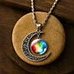 Collar Para Mujer Dije Luna Cristal Galaxia Universo Planeta - Miniatura 12