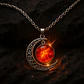 Collar Para Mujer Dije Luna Cristal Galaxia Universo Planeta - Miniatura 24