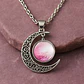 Collar Para Mujeres Con Dije Luna Nebulosa Galaxia Universo - Miniatura 13