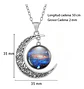 Collar Para Mujeres Con Dije Luna Nebulosa Galaxia Universo - Miniatura 19
