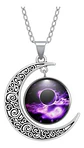 Collar Para Mujeres Con Dije Luna Nebulosa Galaxia Universo - Miniatura 33