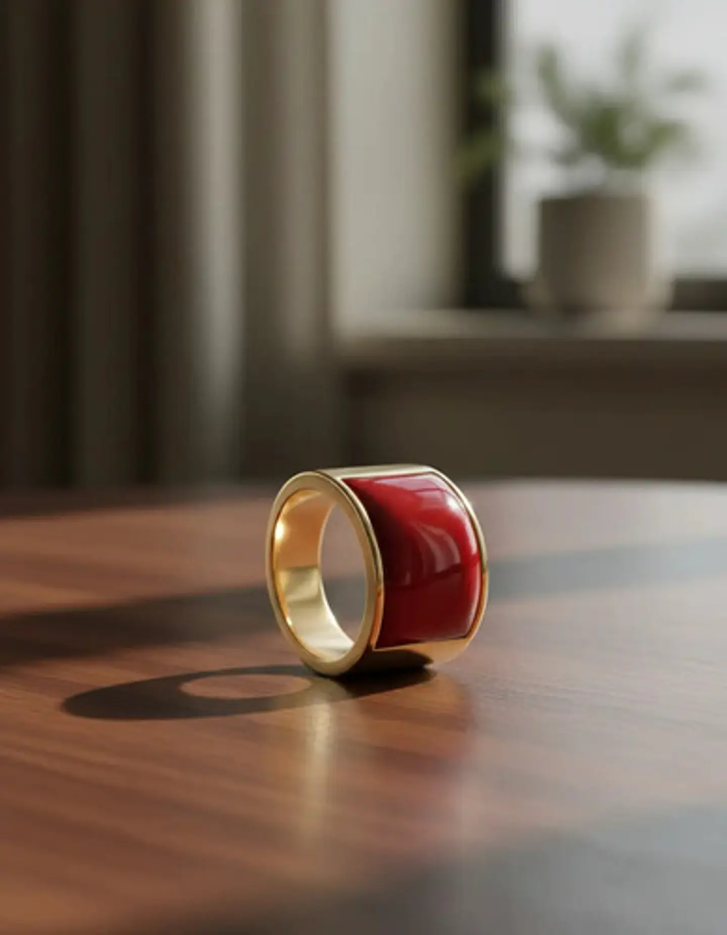 Anillo Para Hombres Mujeres Con Piedra De Ópalo Geométrico 12
