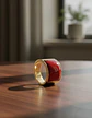 Anillo Para Hombres Mujeres Con Piedra De Ópalo Geométrico - Miniatura 12