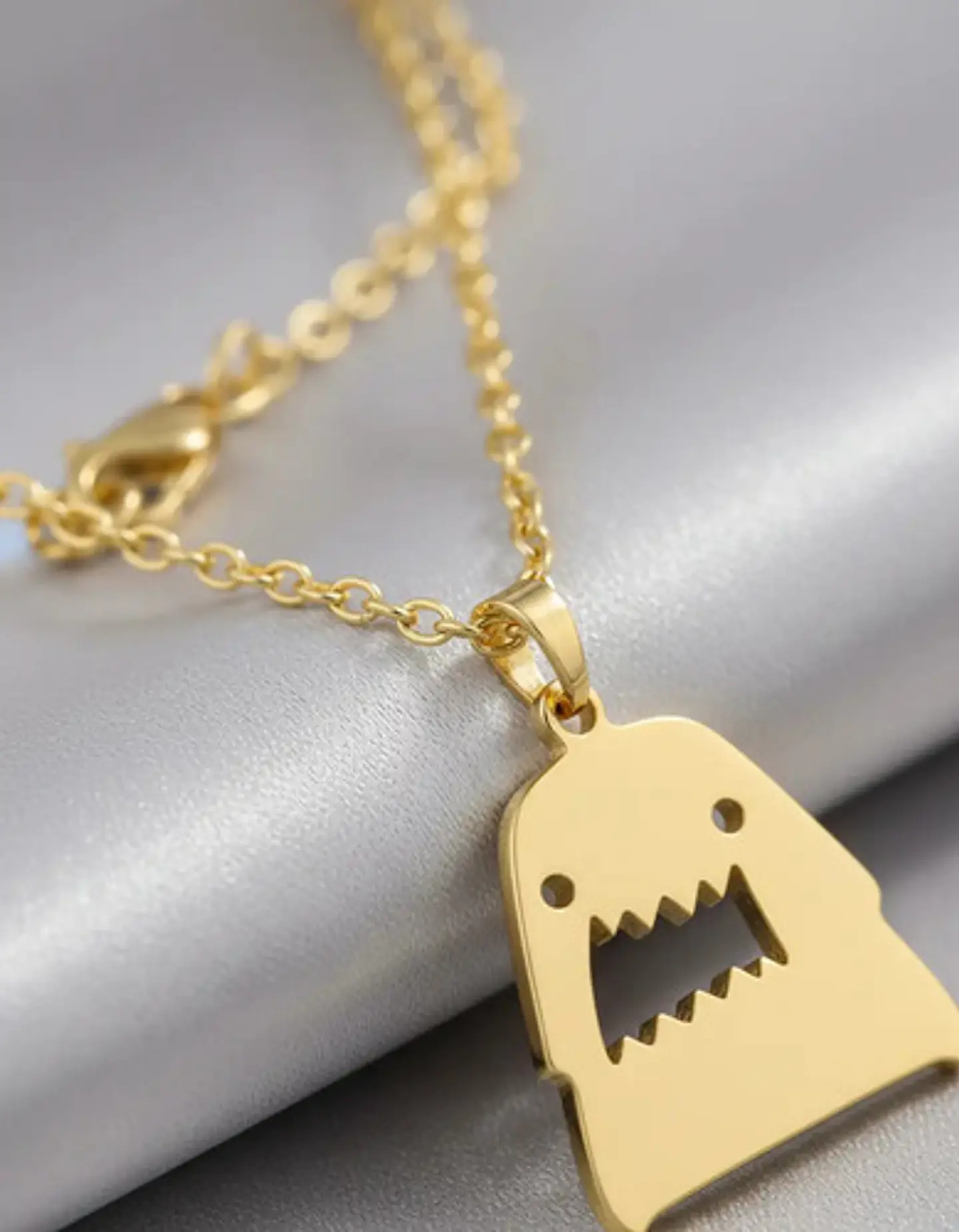 Collar Para Hombres Y Mujeres  Dije Cute Monstruo 5