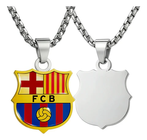 Collar Hombre Mujer Dije Azulgrana Barcelona Afición Fútbol