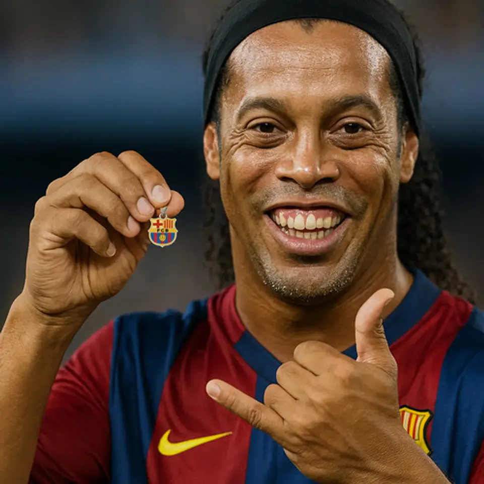 Collar Hombre Mujer Dije Azulgrana Barcelona Afición Fútbol 6