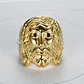 Anillo Hip Hop Para Hombre Rostro Jesús Y Piedras Color Oro - Miniatura 5