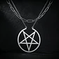 Collar Para Mujer Dije Estrella Pentagrama Acero Color Oro - Miniatura 9