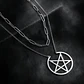 Collar Para Mujer Dije Estrella Pentagrama Acero Color Oro - Miniatura 11