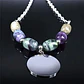 Collar Para Mujer Dije Árbol De La Vida Con Piedras Fluorita - Miniatura 8